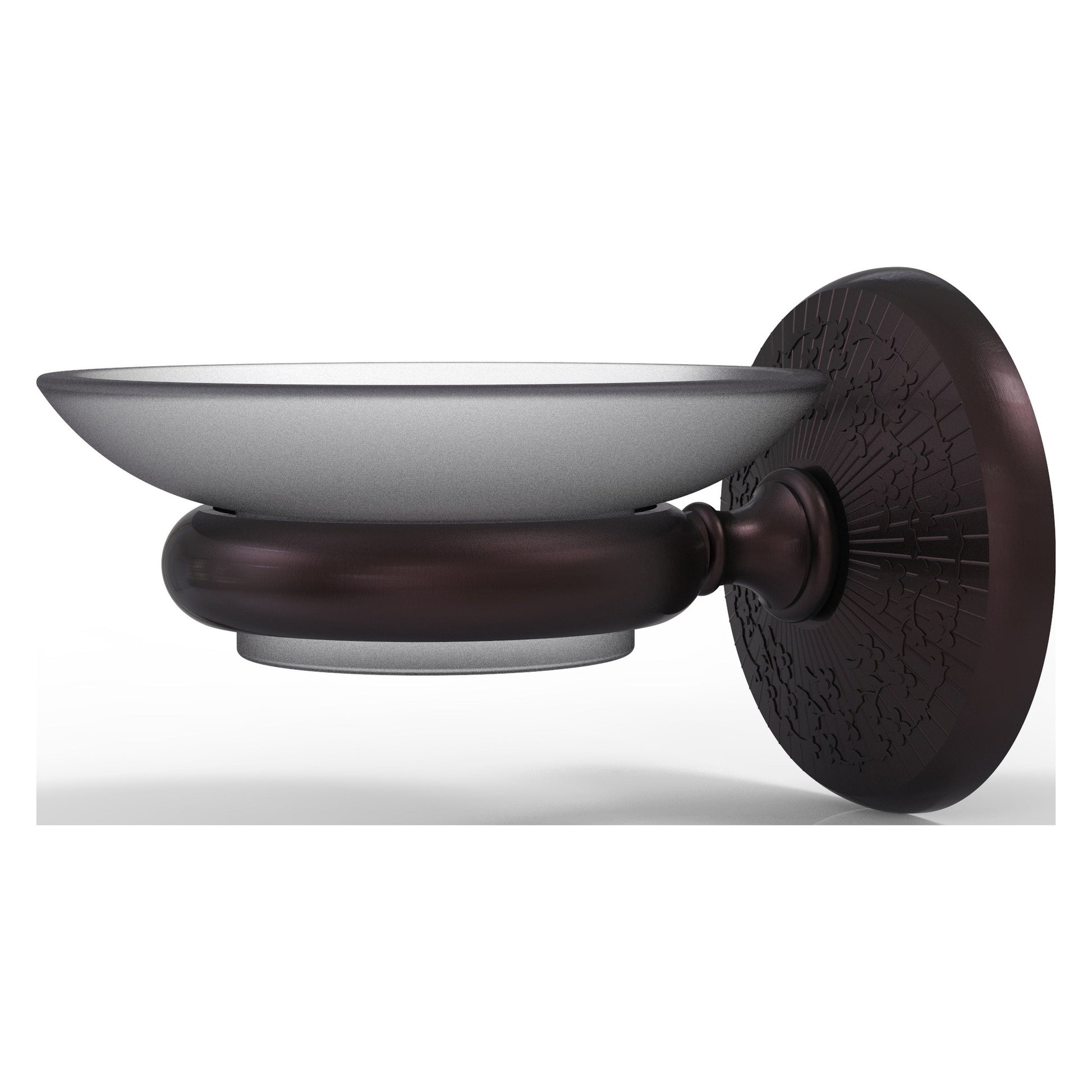 Allied Brass Monte Carlo MC-62 3" x 4.5" Antique Bronze Solid Brass Wall-Mounted Soap Dish