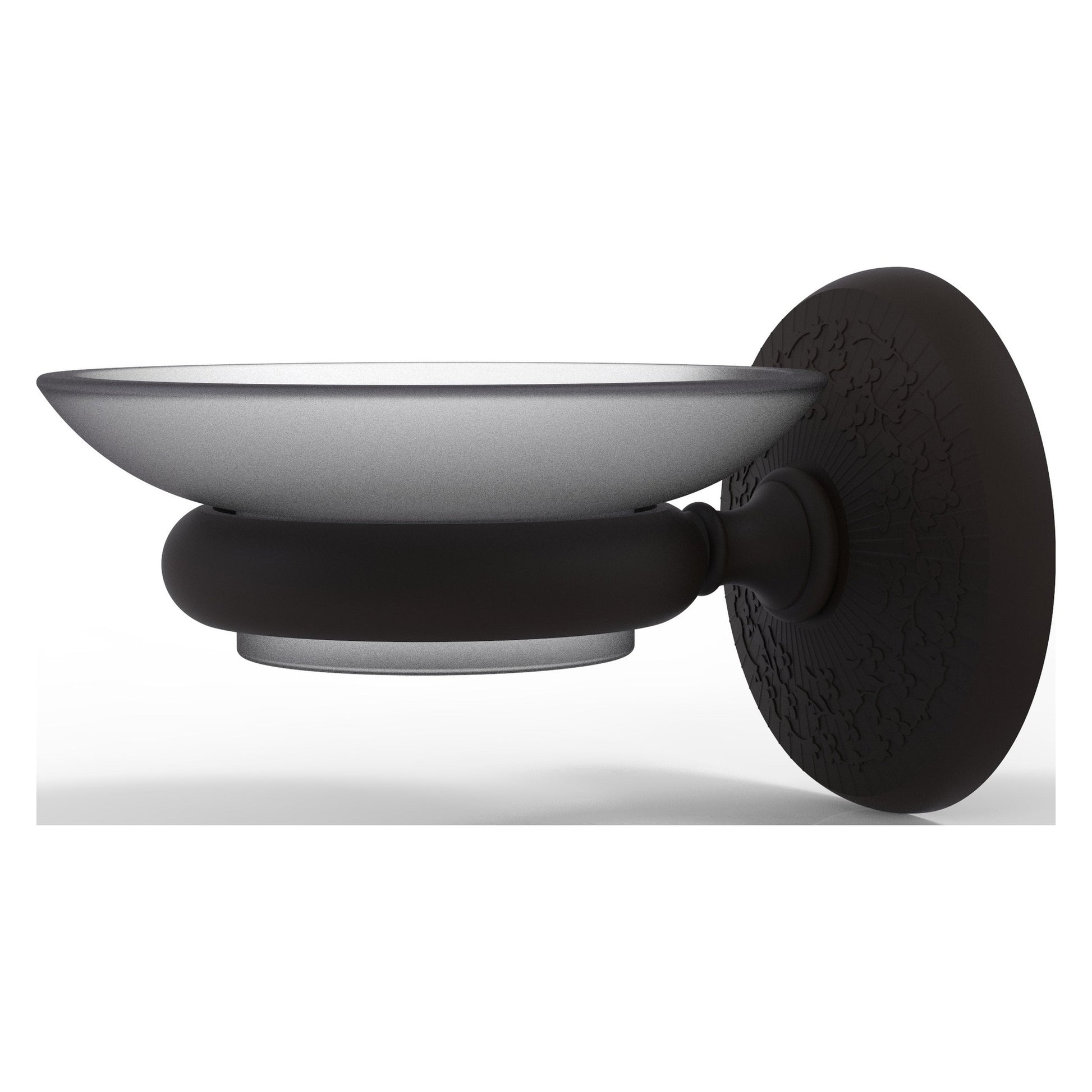 Allied Brass Monte Carlo MC-62 3" x 4.5" Oil Rubbed Bronze Solid Brass Wall-Mounted Soap Dish