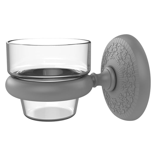 Allied Brass Monte Carlo MC-64 3.1" x 2.5" Matte Gray Solid Brass Wall-Mounted Votive Candle Holder
