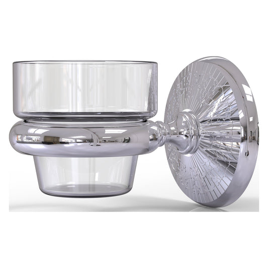 Allied Brass Monte Carlo MC-64 3.1" x 2.5" Polished Chrome Solid Brass Wall-Mounted Votive Candle Holder