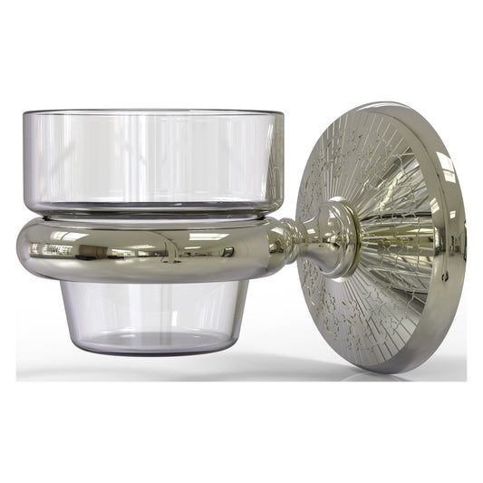 Allied Brass Monte Carlo MC-64 3.1" x 2.5" Polished Nickel Solid Brass Wall-Mounted Votive Candle Holder
