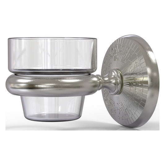 Allied Brass Monte Carlo MC-64 3.1" x 2.5" Satin Nickel Solid Brass Wall-Mounted Votive Candle Holder