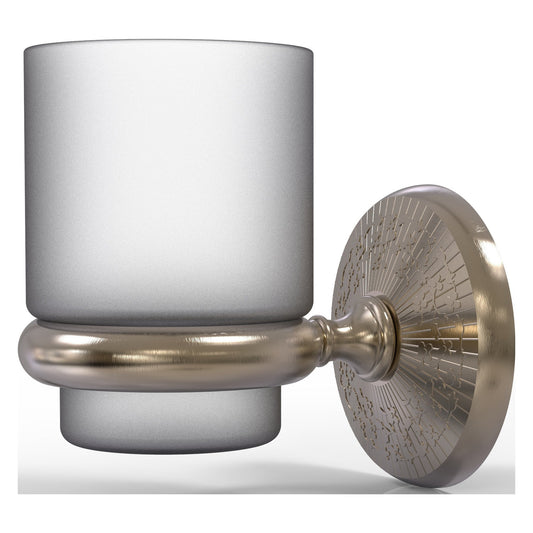 Allied Brass Monte Carlo MC-66 3.1" x 2.5" Antique Pewter Solid Brass Wall-Mounted Tumbler Holder
