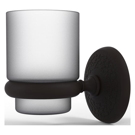 Allied Brass Monte Carlo MC-66 3.1" x 2.5" Oil Rubbed Bronze Solid Brass Wall-Mounted Tumbler Holder