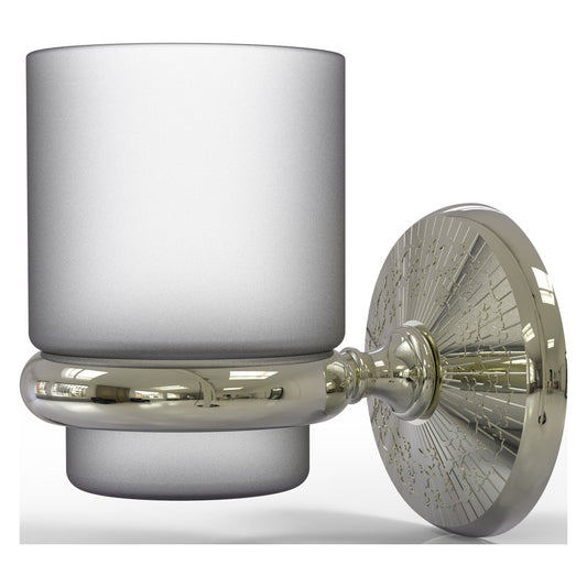 Allied Brass Monte Carlo MC-66 3.1" x 2.5" Polished Nickel Solid Brass Wall-Mounted Tumbler Holder