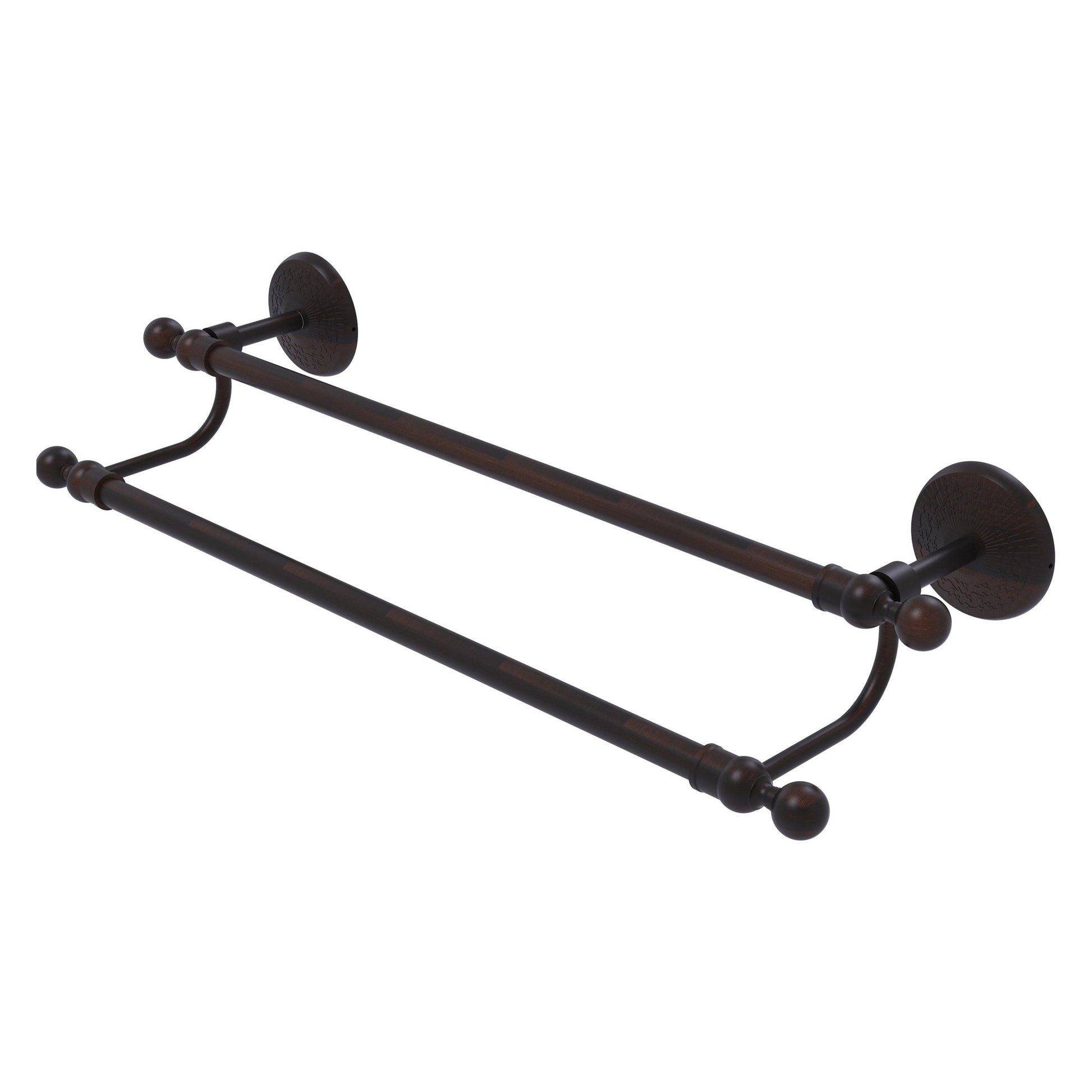 Allied Brass Monte Carlo MC-72/18 18" x 21" Venetian Bronze Solid Brass Towel Bar