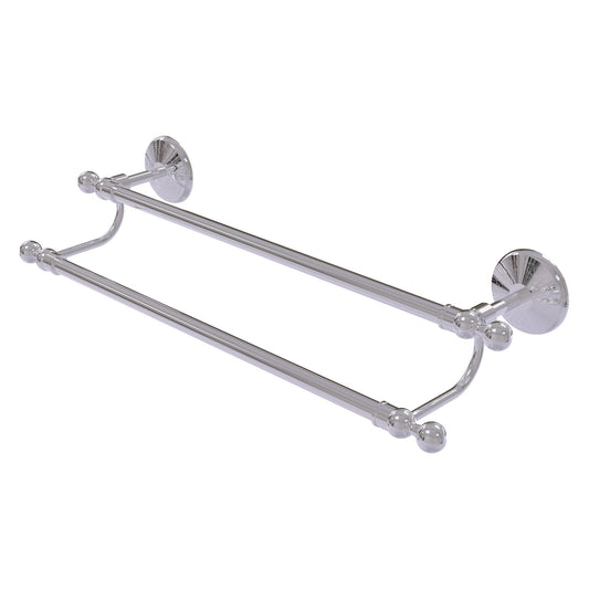 Allied Brass Monte Carlo MC-72/24 24" x 27" Polished Chrome Solid Brass Towel Bar