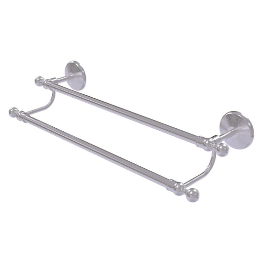 Allied Brass Monte Carlo MC-72/24 24" x 27" Satin Chrome Solid Brass Towel Bar