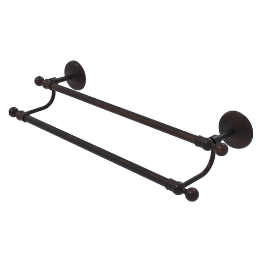 Allied Brass Monte Carlo MC-72/30 30" x 33" Venetian Bronze Solid Brass Double Towel Bar