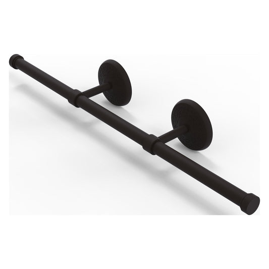 Allied Brass Monte Carlo MC-GT-3 21.4" x 3.6" Oil Rubbed Bronze Solid Brass Wall-Mounted Horizontal Guest Towel Holder