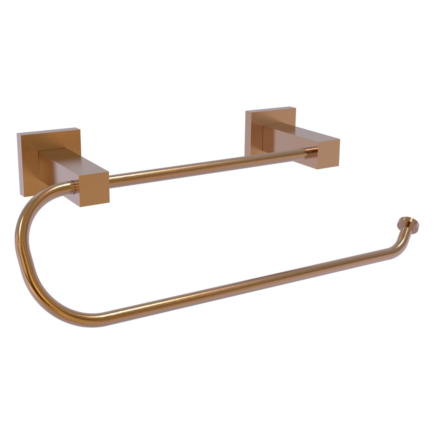 Allied Brass Montero 14.1" x 4.8" Brushed Bronze Solid Brass Wall-Mounted Paper Towel Holder