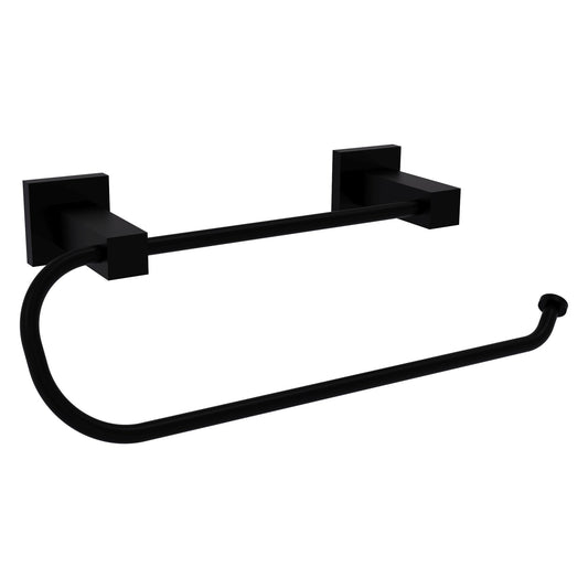 Allied Brass Montero 14.1" x 4.8" Matte Black Solid Brass Wall-Mounted Paper Towel Holder