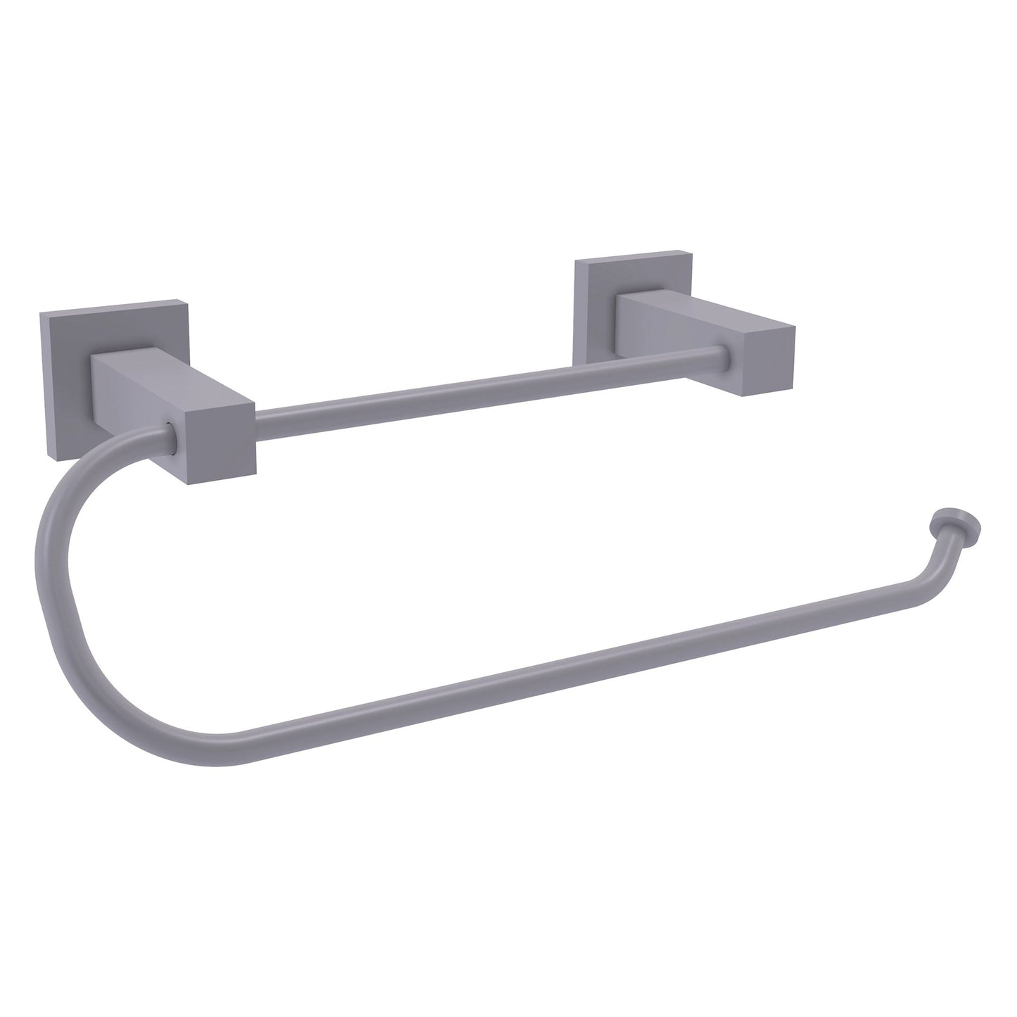 Allied Brass Montero 14.1" x 4.8" Matte Gray Solid Brass Wall-Mounted Paper Towel Holder