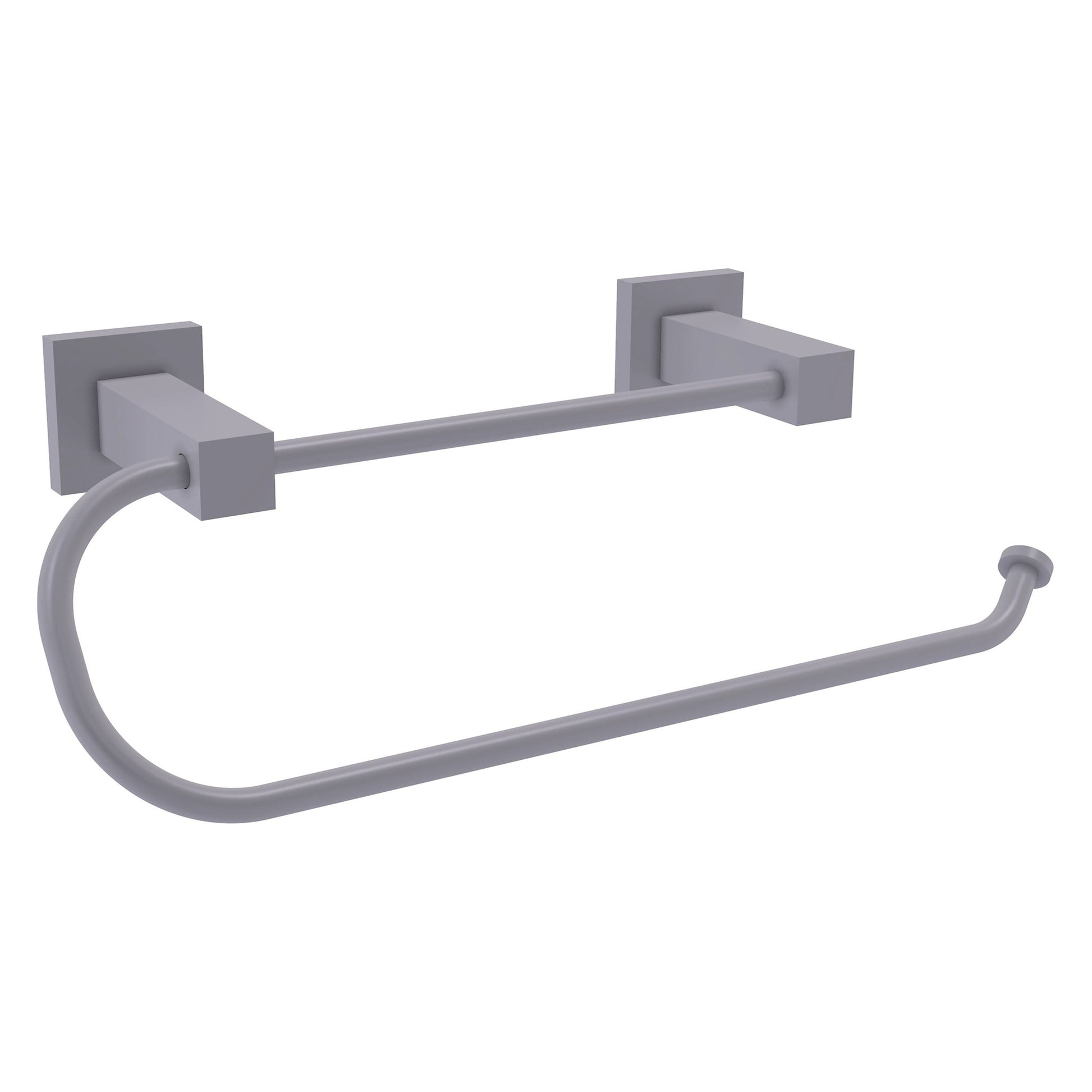 Allied Brass Montero 14.1" x 4.8" Matte Gray Solid Brass Wall-Mounted Paper Towel Holder
