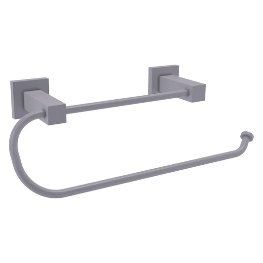 Allied Brass Montero 14.1" x 4.8" Matte Gray Solid Brass Wall-Mounted Paper Towel Holder