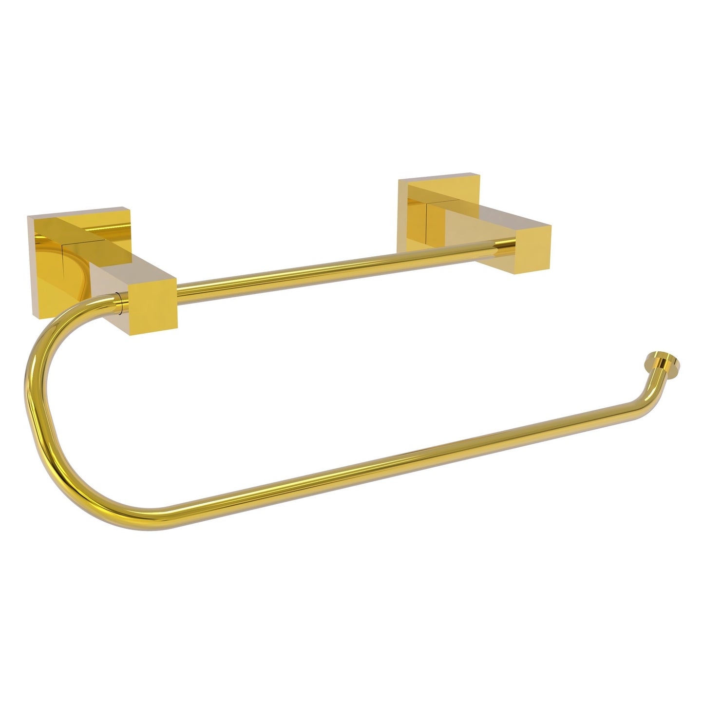 Allied Brass Montero 14.1" x 4.8" Polished Brass Solid Brass Wall-Mounted Paper Towel Holder