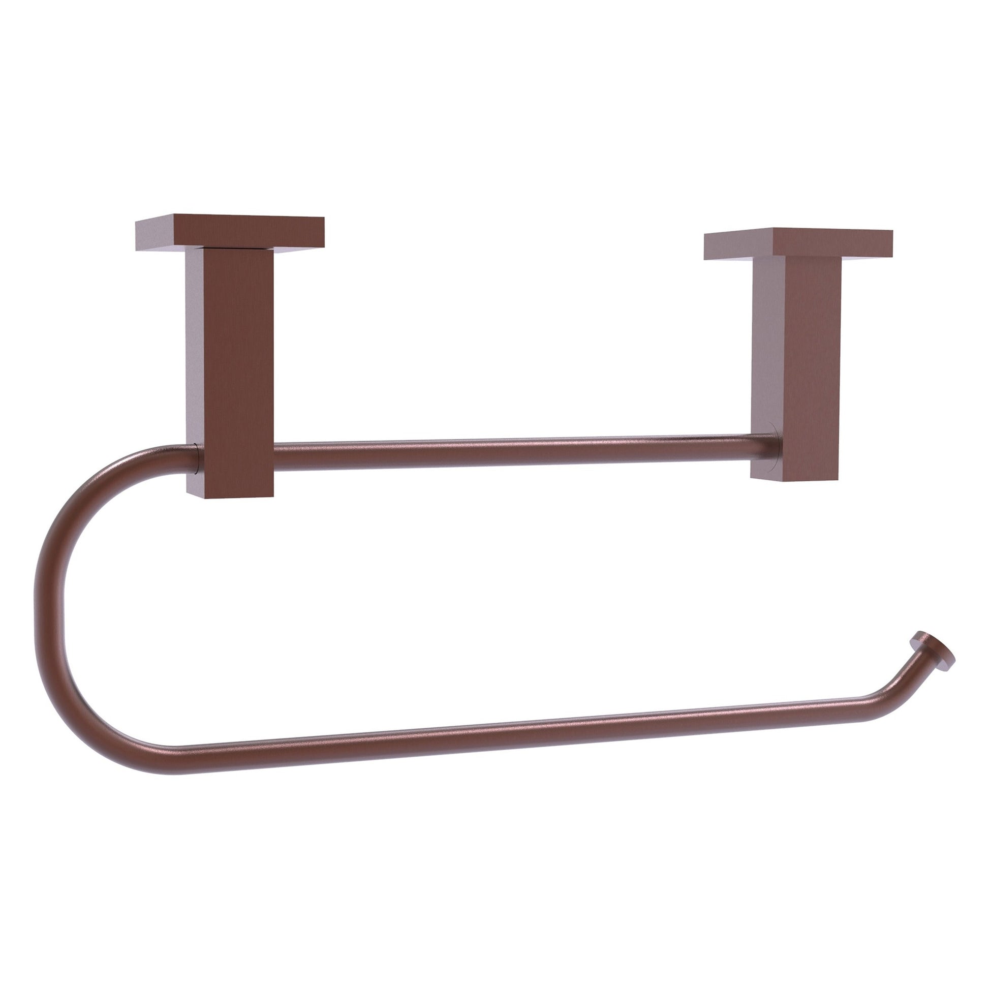 Allied Brass Montero 14.1" x 7.4" Antique Copper Solid Brass Under Cabinet Paper Towel Holder