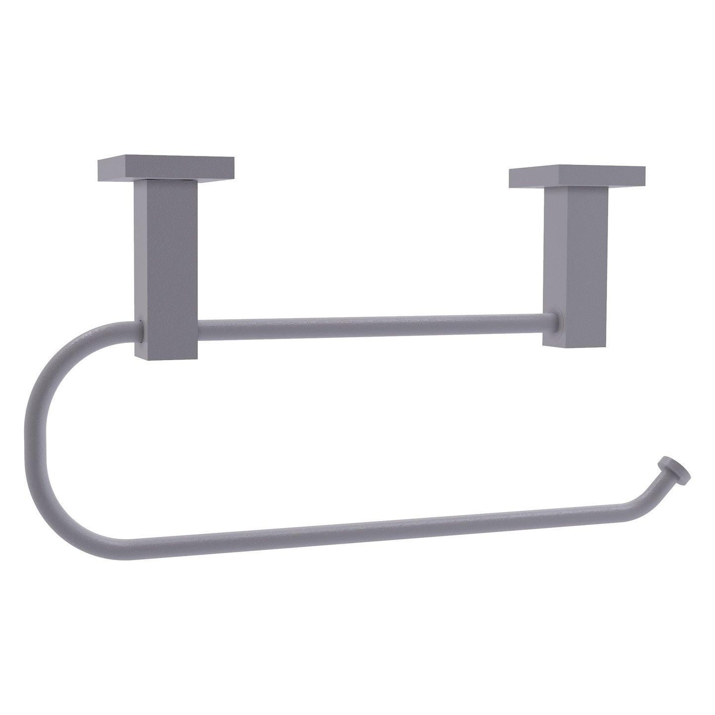 Allied Brass Montero 14.1" x 7.4" Matte Gray Solid Brass Under Cabinet Paper Towel Holder