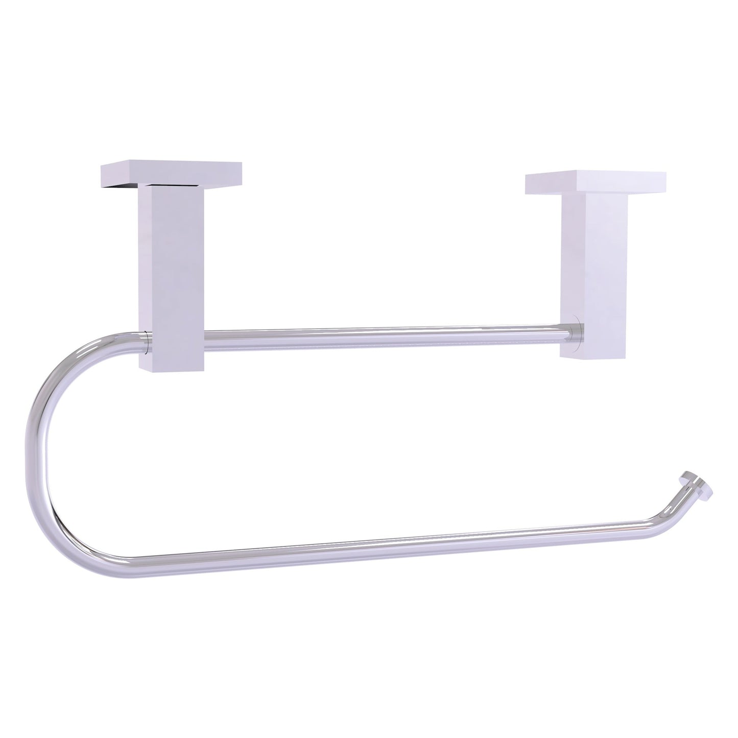 Allied Brass Montero 14.1" x 7.4" Polished Chrome Solid Brass Under Cabinet Paper Towel Holder