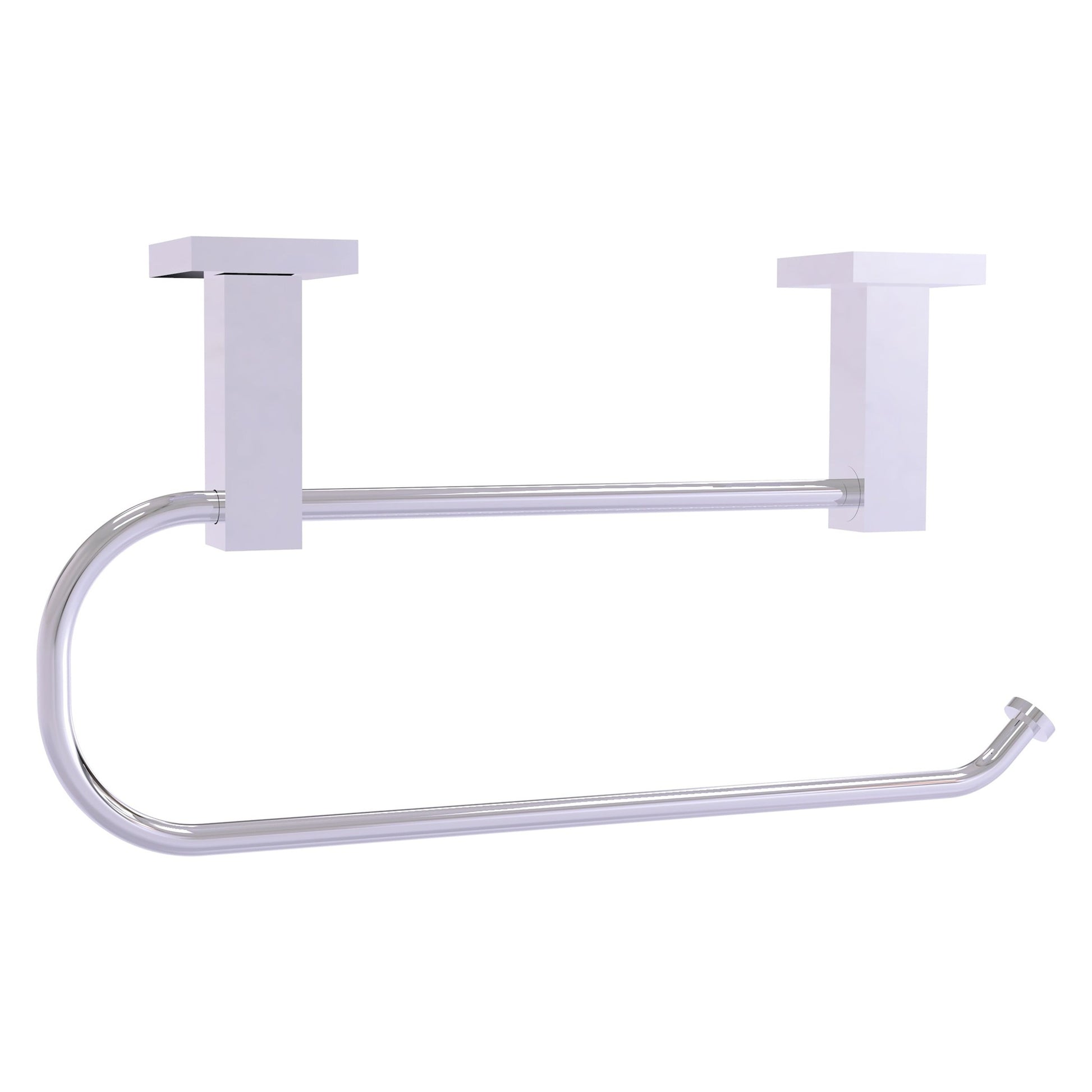 Allied Brass Montero 14.1" x 7.4" Polished Chrome Solid Brass Under Cabinet Paper Towel Holder