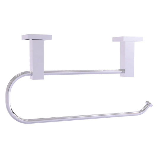 Allied Brass Montero 14.1" x 7.4" Polished Chrome Solid Brass Under Cabinet Paper Towel Holder