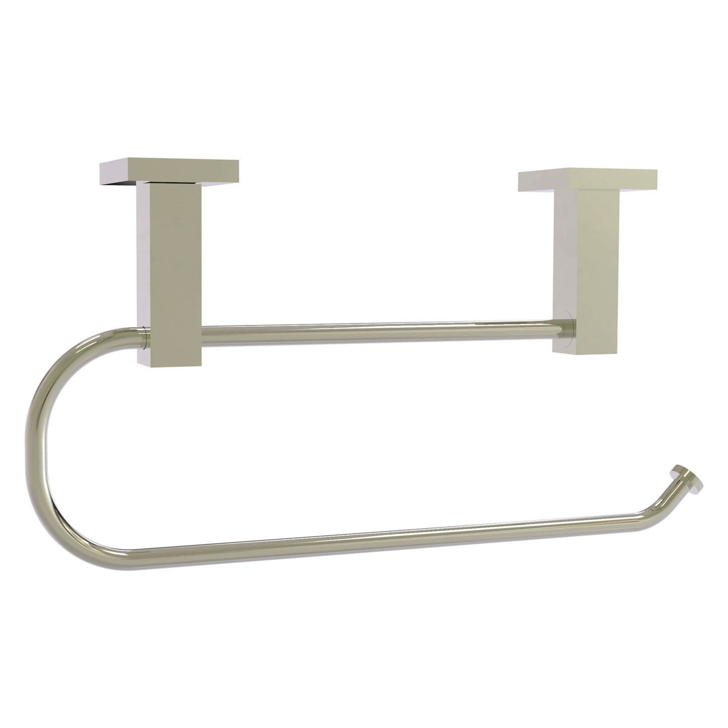 Allied Brass Montero 14.1" x 7.4" Polished Nickel Solid Brass Under Cabinet Paper Towel Holder