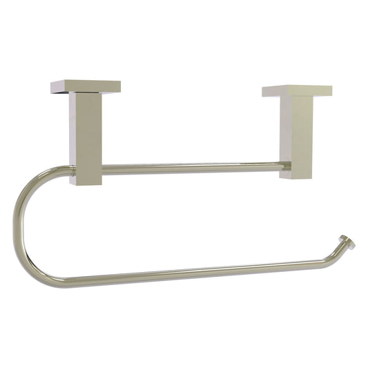 Allied Brass Montero 14.1" x 7.4" Polished Nickel Solid Brass Under Cabinet Paper Towel Holder