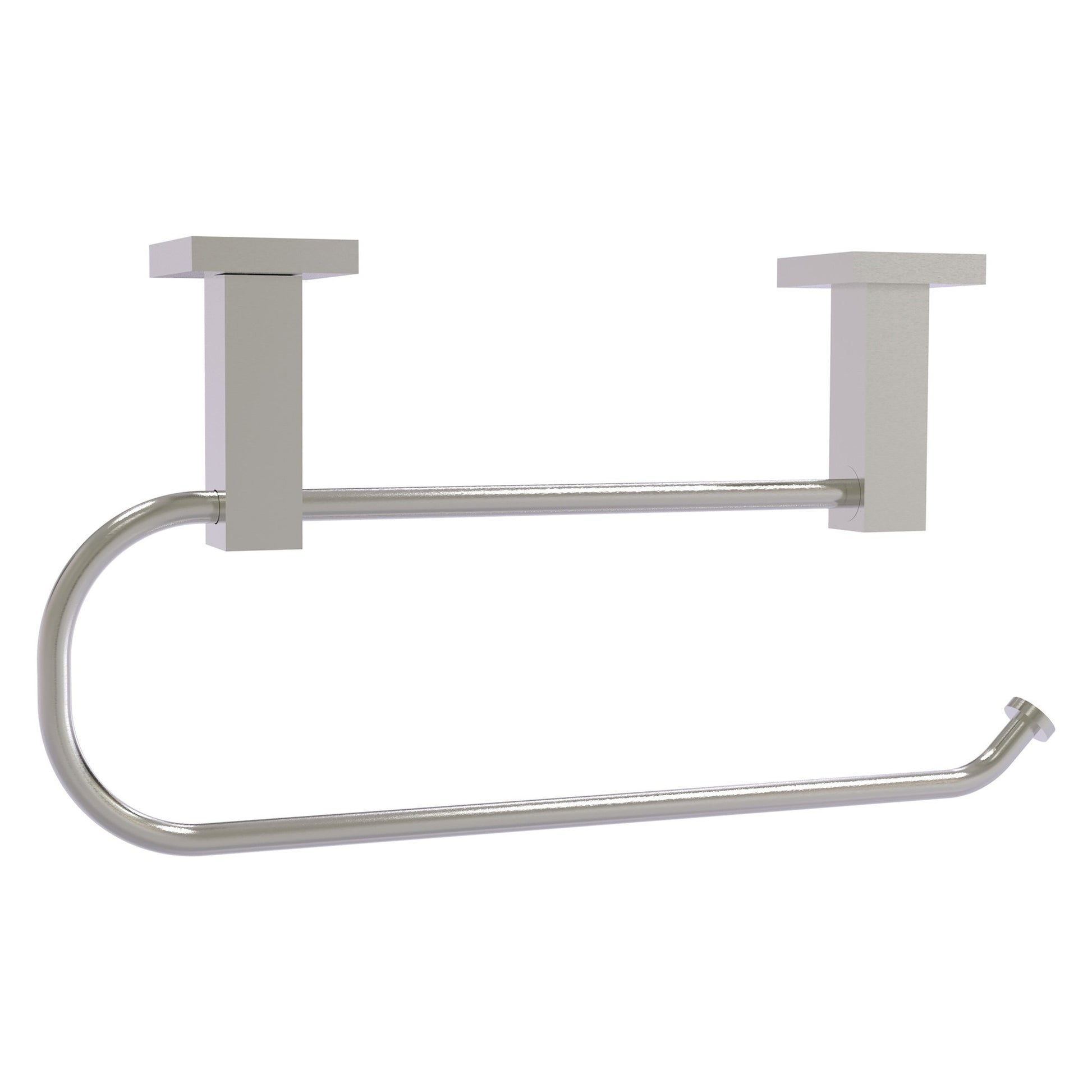 Allied Brass Montero 14.1" x 7.4" Satin Nickel Solid Brass Under Cabinet Paper Towel Holder