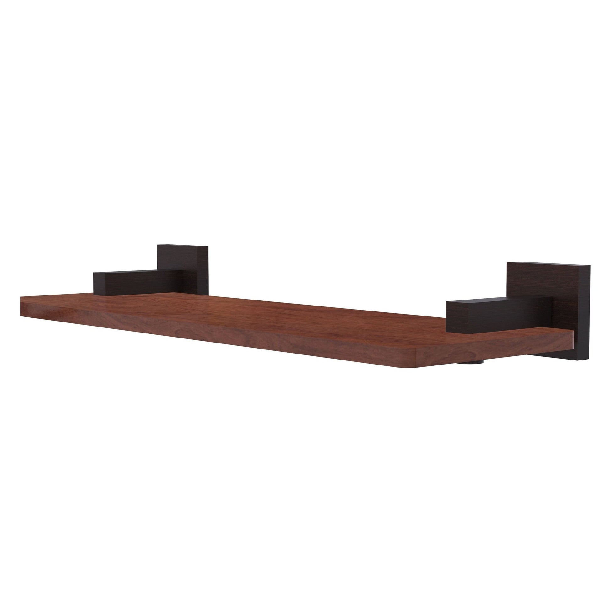 Allied Brass Montero 16" x 5" Venetian Bronze Solid Brass Solid IPE Ironwood Shelf