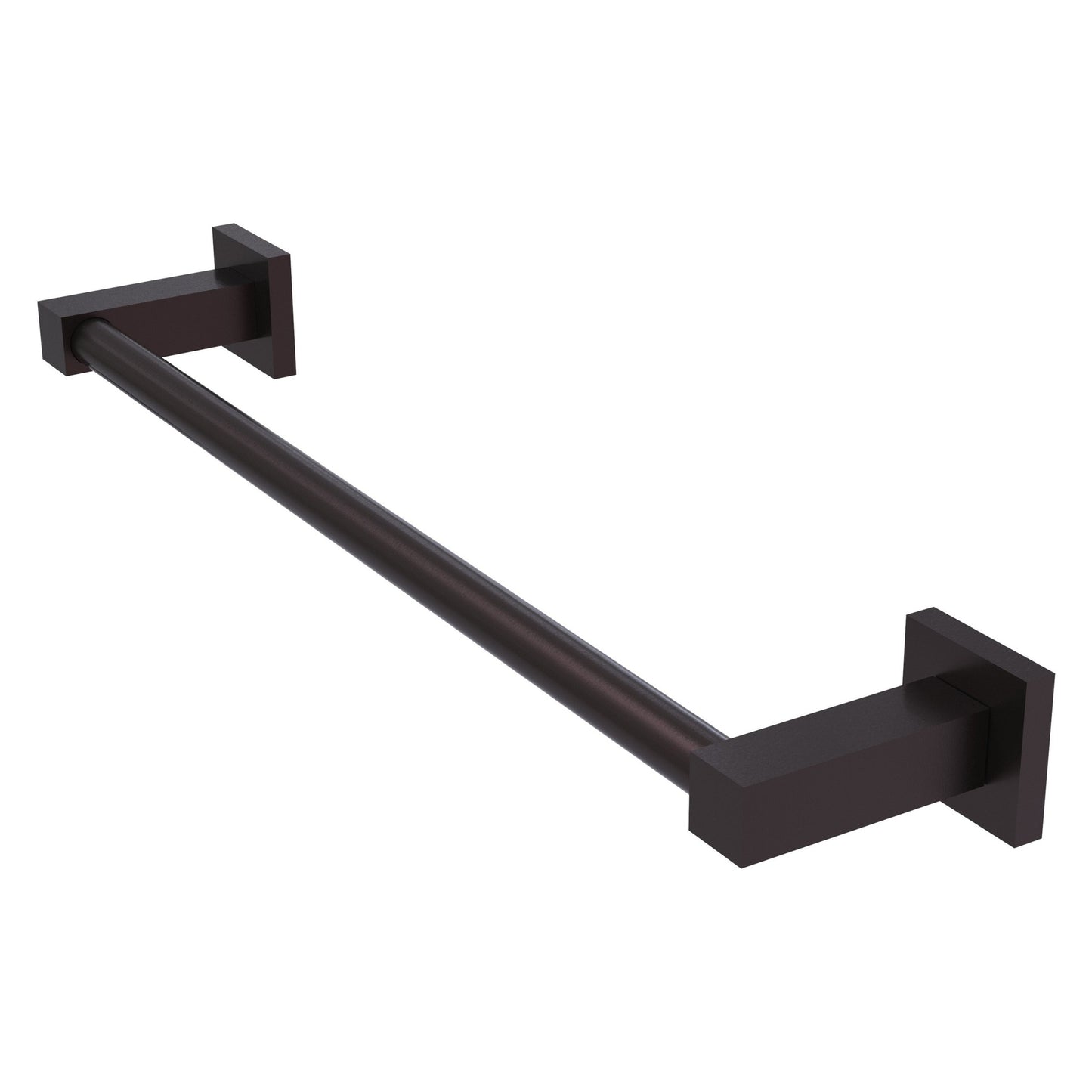 Allied Brass Montero 19.7" x 3.7" Antique Bronze Solid Brass Contemporary Towel Bar