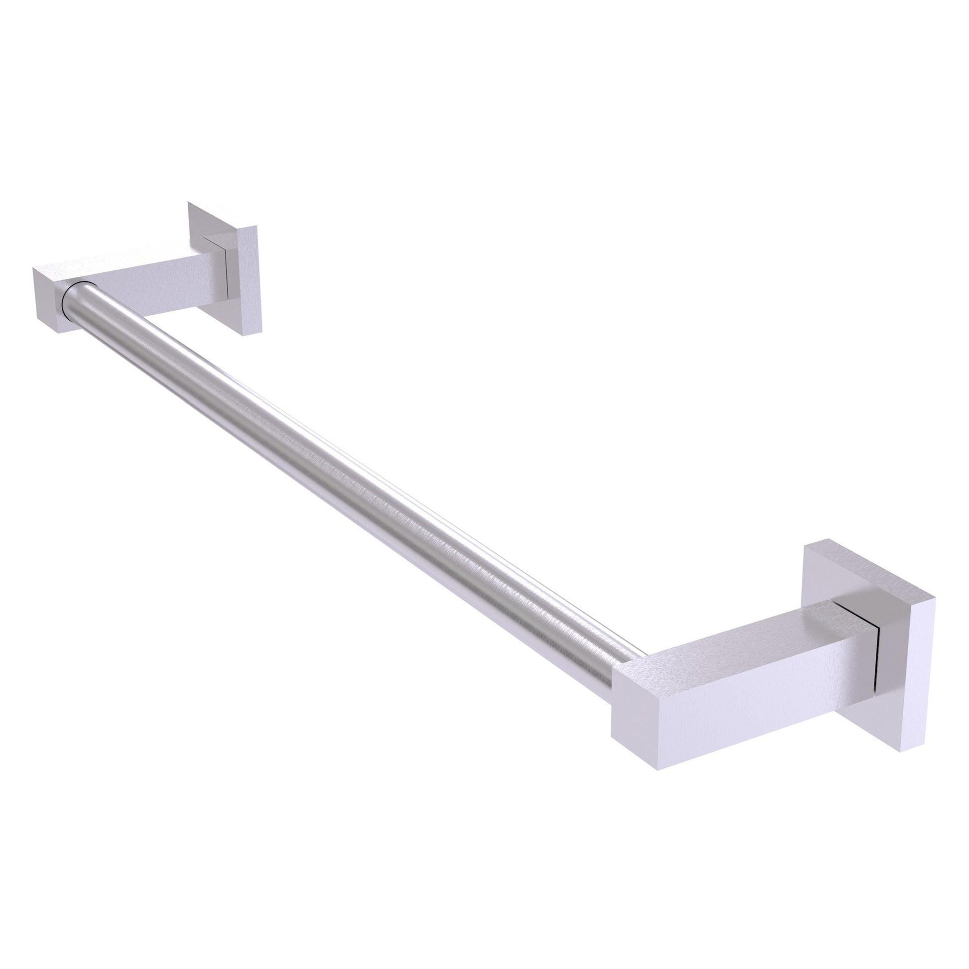 Allied Brass Montero 19.7" x 3.7" Satin Chrome Solid Brass Contemporary Towel Bar