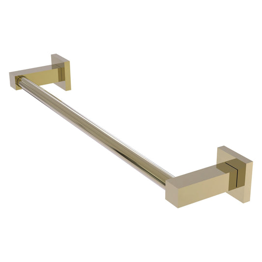 Allied Brass Montero 19.7" x 3.7" Unlacquered Brass Solid Brass Contemporary Towel Bar