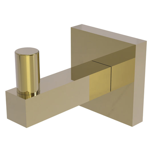 Allied Brass Montero 2" x 3" Unlacquered Brass Solid Brass Robe Hook