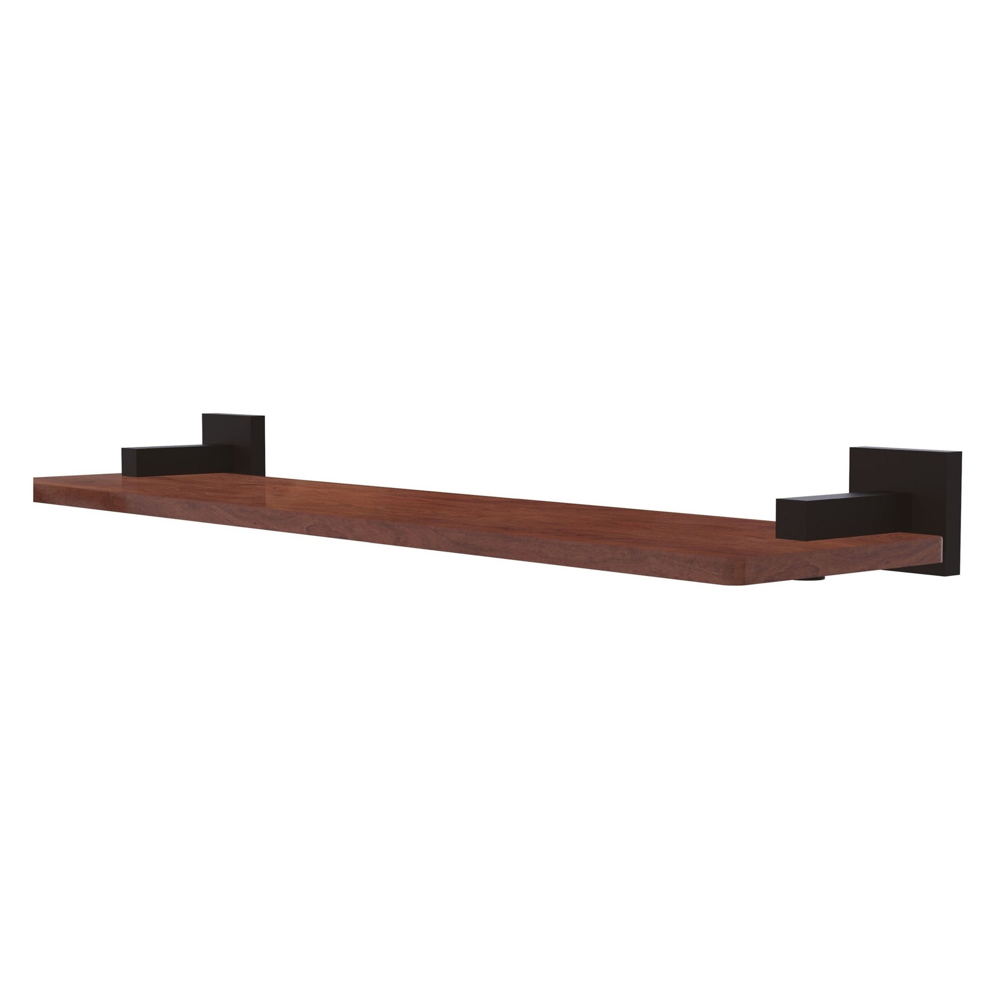 Allied Brass Montero 22" x 5" Oil Rubbed Bronze Solid Brass Solid IPE Ironwood Shelf