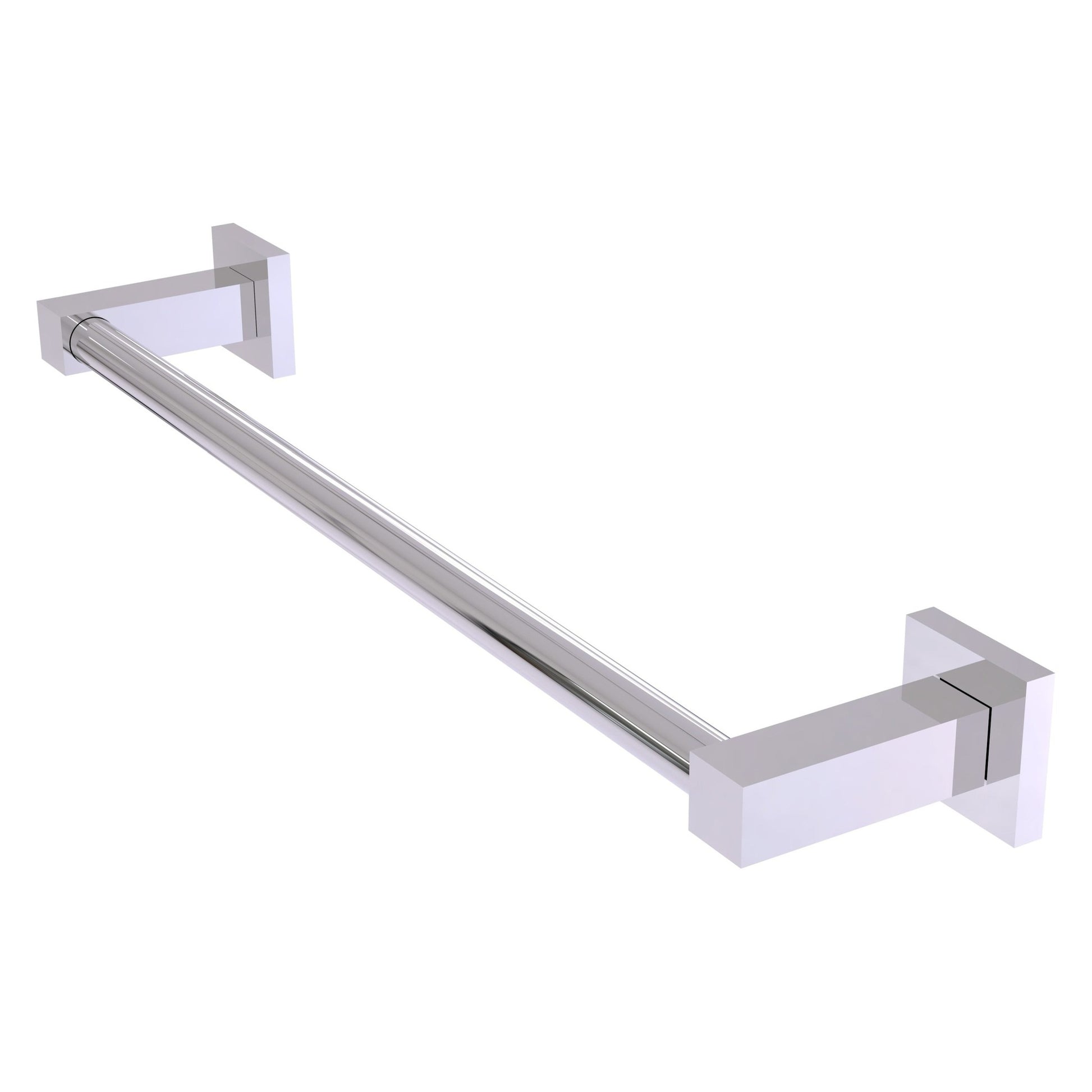 Allied Brass Montero 25.7" x 3.7" Polished Chrome Solid Brass Contemporary Towel Bar