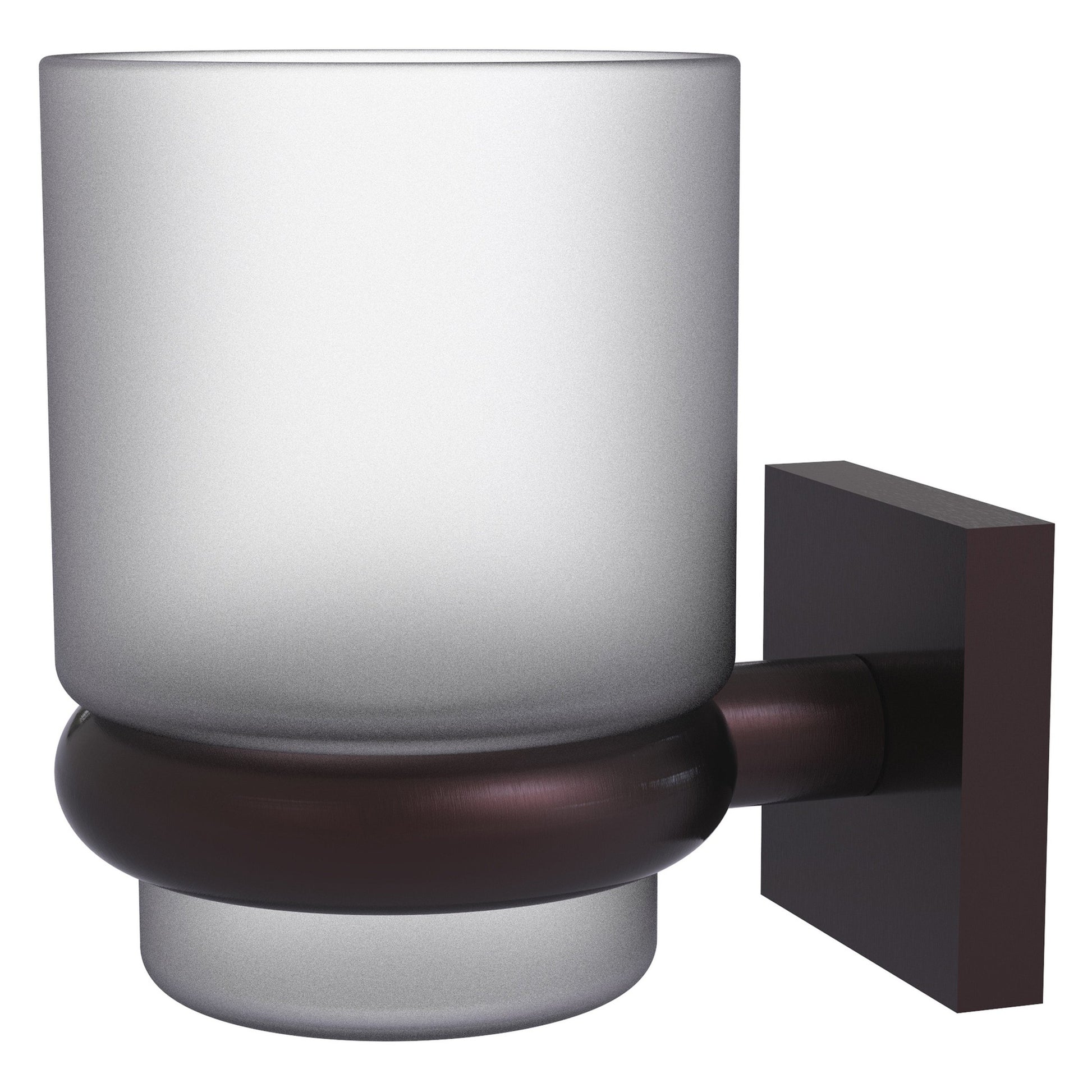 Allied Brass Montero 2.75" x 3.8" Antique Bronze Solid Brass Wall-Mounted Tumbler Holder