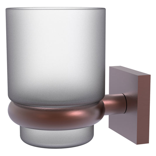 Allied Brass Montero 2.75" x 3.8" Antique Copper Solid Brass Wall-Mounted Tumbler Holder