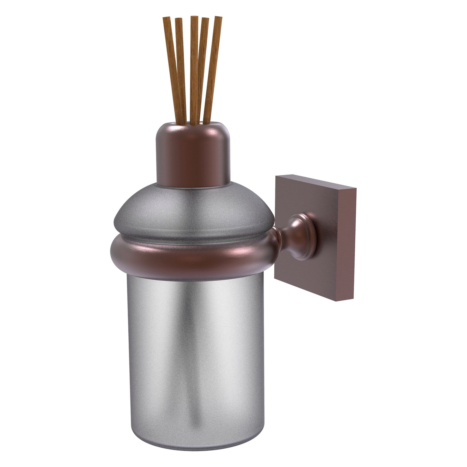 Allied Brass Montero 2.858" x 4.65" Antique Copper Solid Brass Wall-Mounted Scent Stick Holder