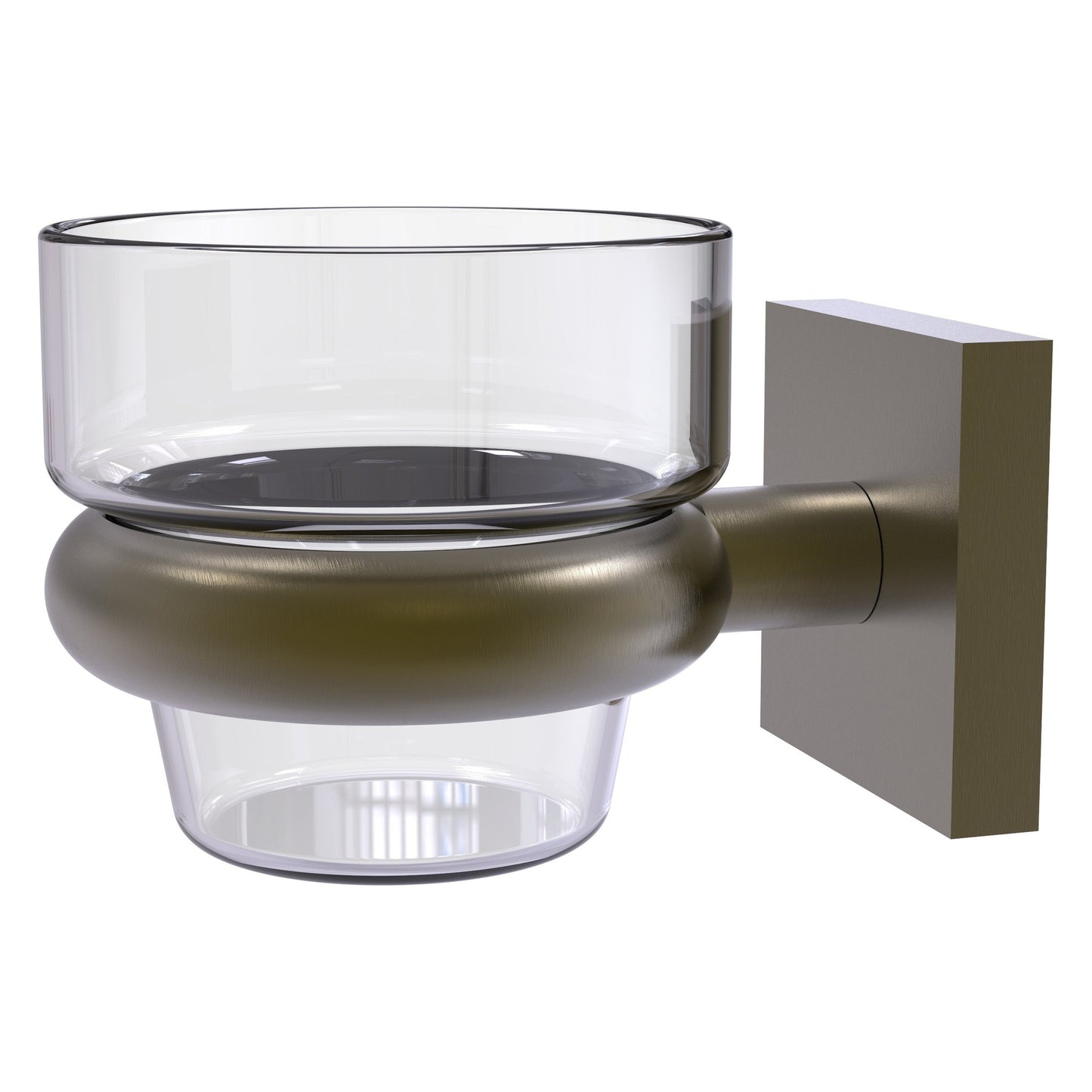 Allied Brass Montero 3" x 3.8" Antique Brass Solid Brass Wall-Mounted Votive Candle Holder