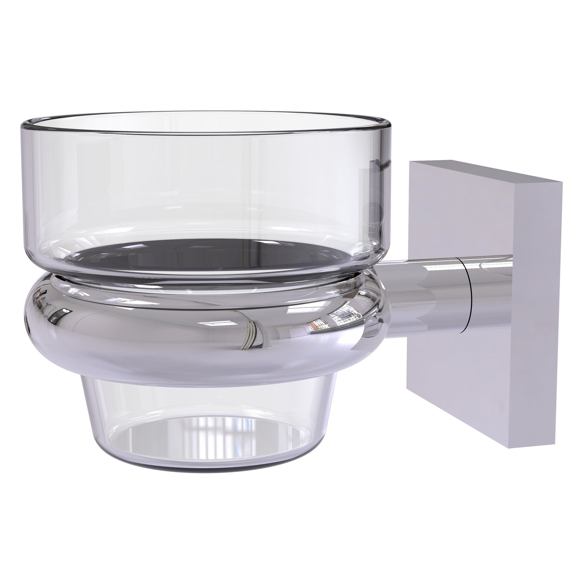 Allied Brass Montero 3" x 3.8" Polished Chrome Solid Brass Wall-Mounted Votive Candle Holder