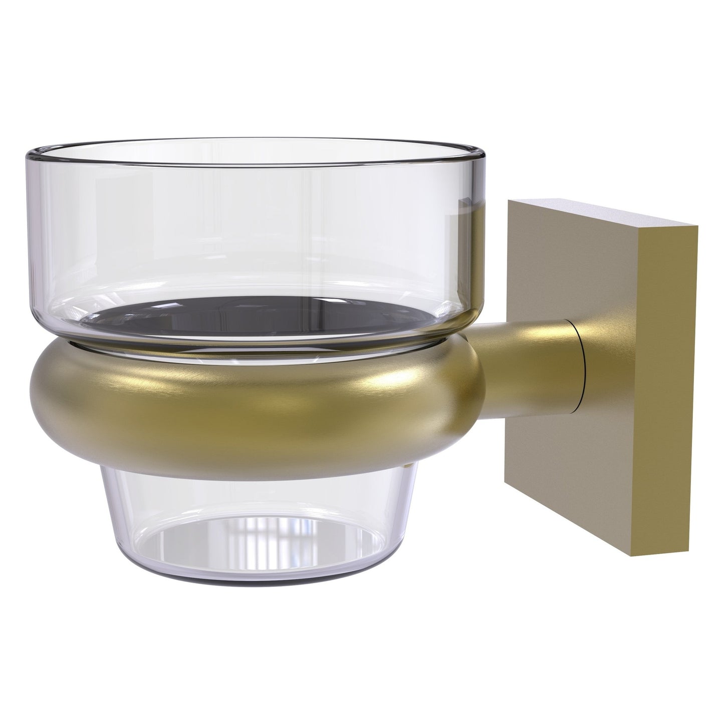 Allied Brass Montero 3" x 3.8" Satin Brass Solid Brass Wall-Mounted Votive Candle Holder