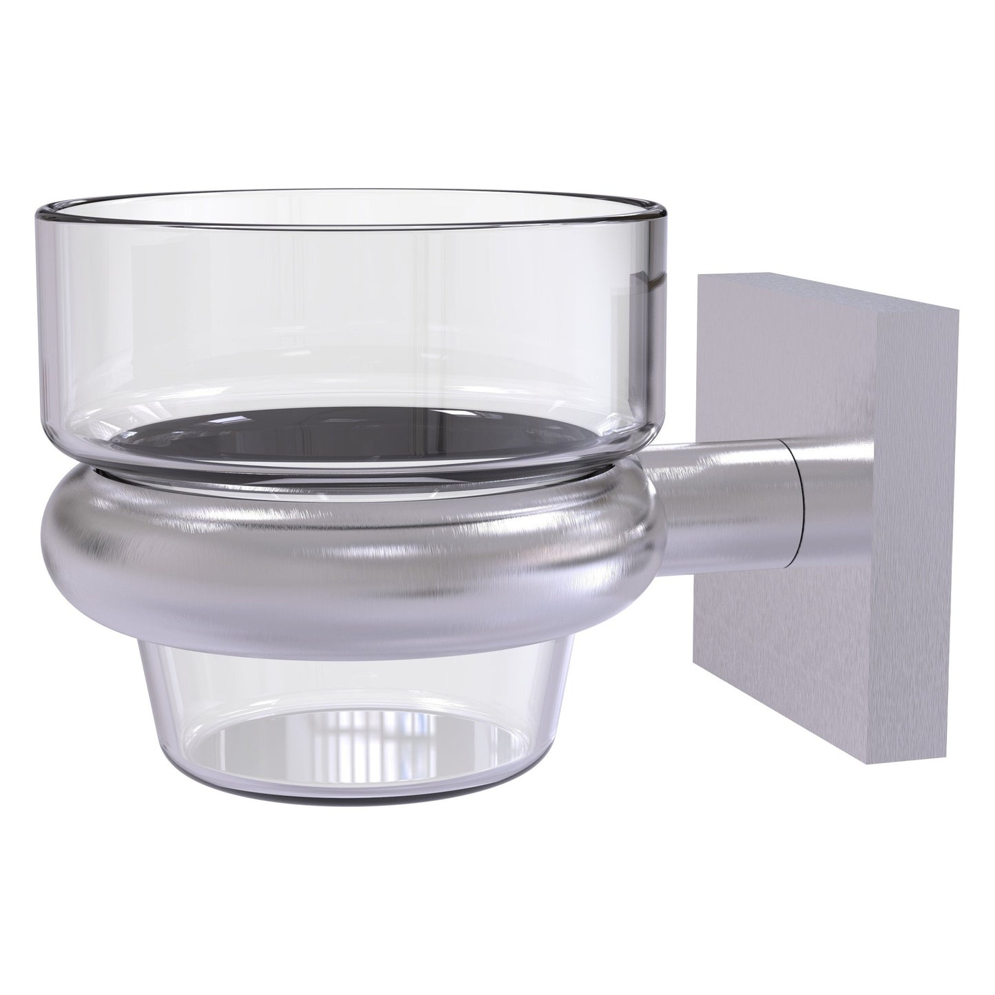 Allied Brass Montero 3" x 3.8" Satin Chrome Solid Brass Wall-Mounted Votive Candle Holder