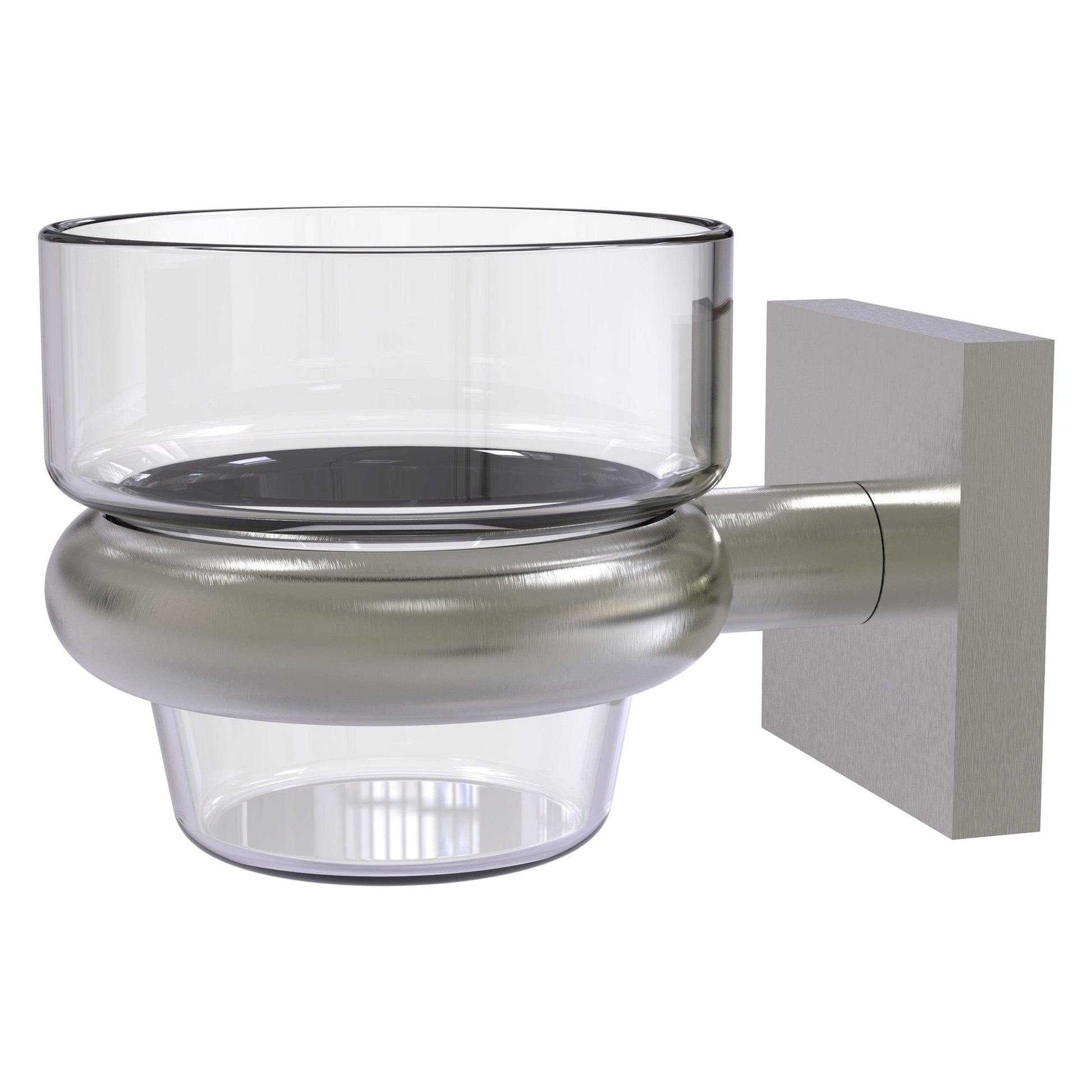 Allied Brass Montero 3" x 3.8" Satin Nickel Solid Brass Wall-Mounted Votive Candle Holder