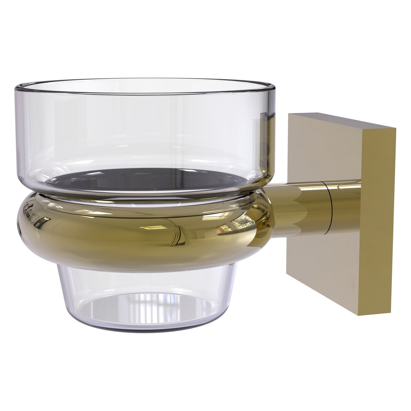 Allied Brass Montero 3" x 3.8" Unlacquered Brass Solid Brass Wall-Mounted Votive Candle Holder
