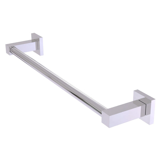 Allied Brass Montero 31.7" x 3.7" Polished Chrome Solid Brass Contemporary Towel Bar