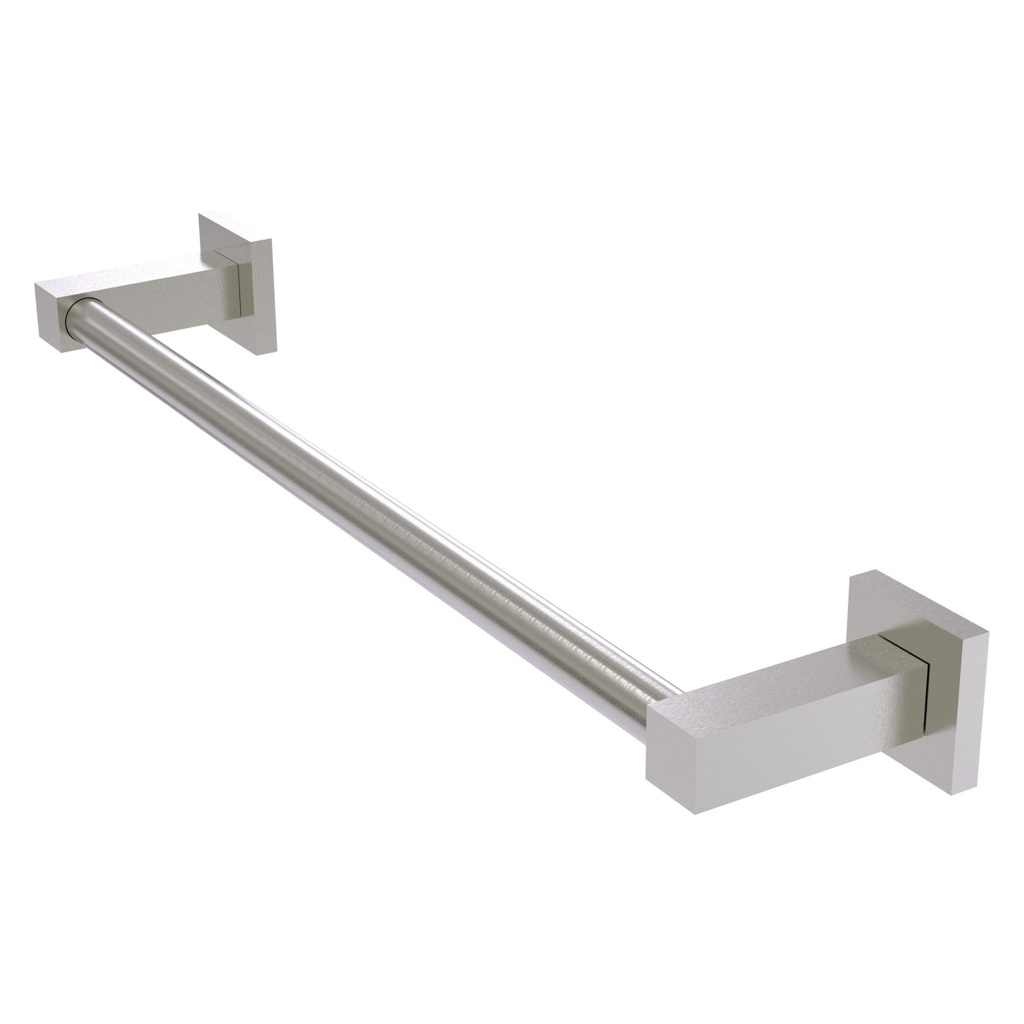 Allied Brass Montero 31.7" x 3.7" Satin Nickel Solid Brass Contemporary Towel Bar