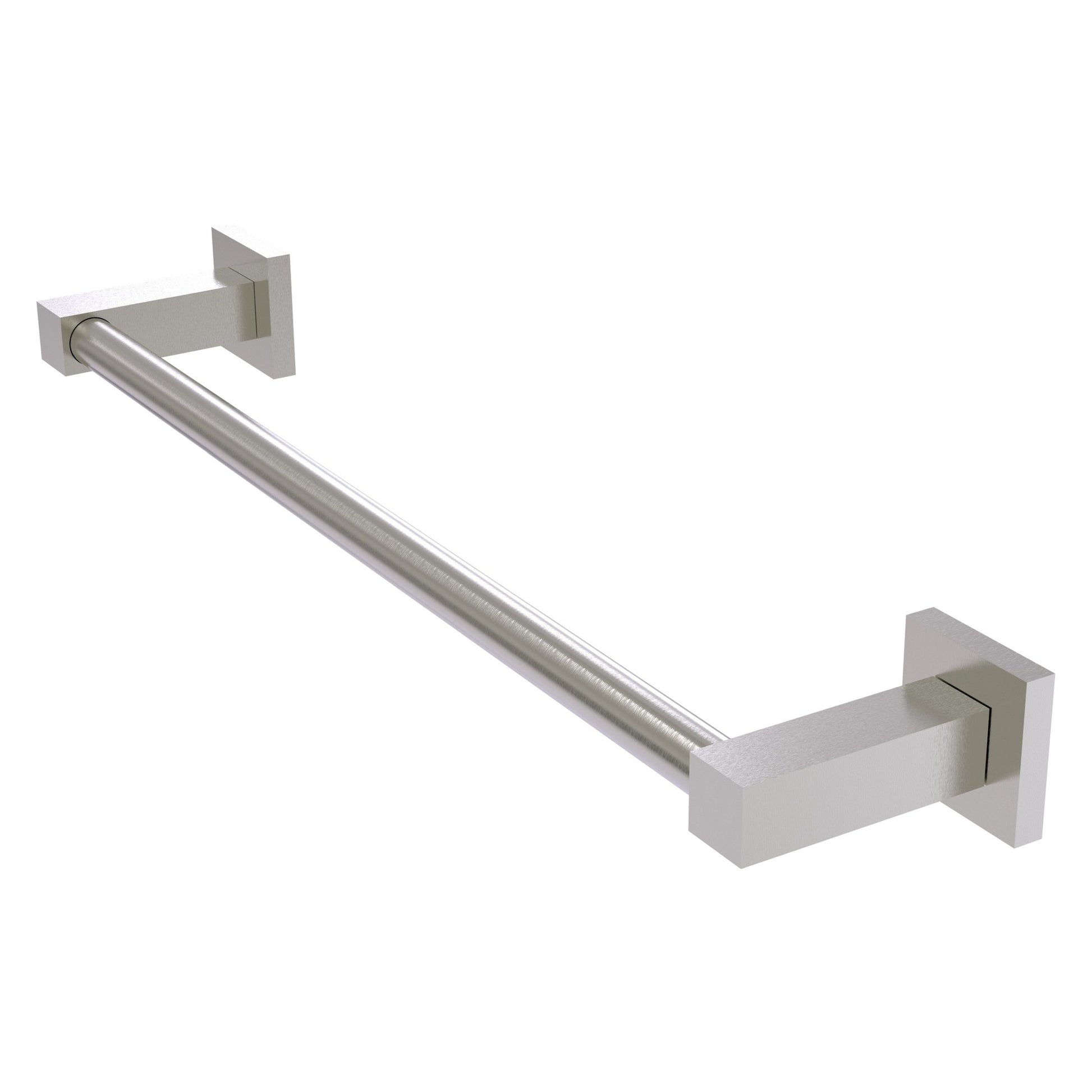 Allied Brass Montero 31.7" x 3.7" Satin Nickel Solid Brass Contemporary Towel Bar