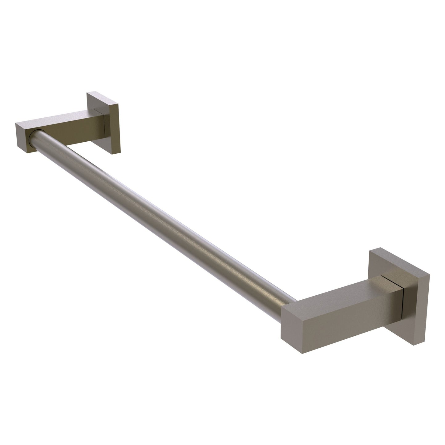 Allied Brass Montero 37.7" x 3.7" Antique Brass Solid Brass Contemporary Towel Bar