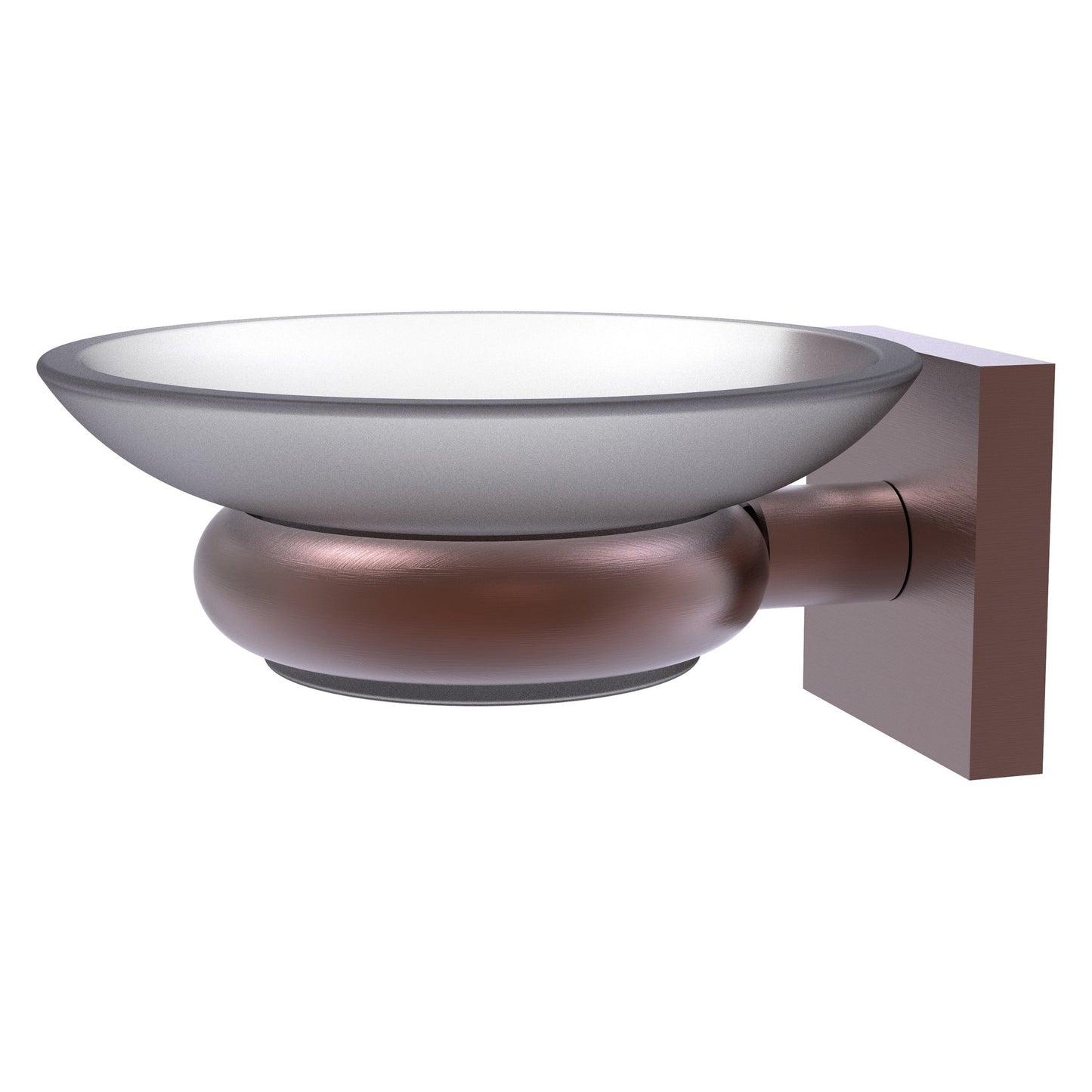 Allied Brass Montero 4" x 4.6" Antique Copper Solid Brass Wall-Mounted Soap Dish