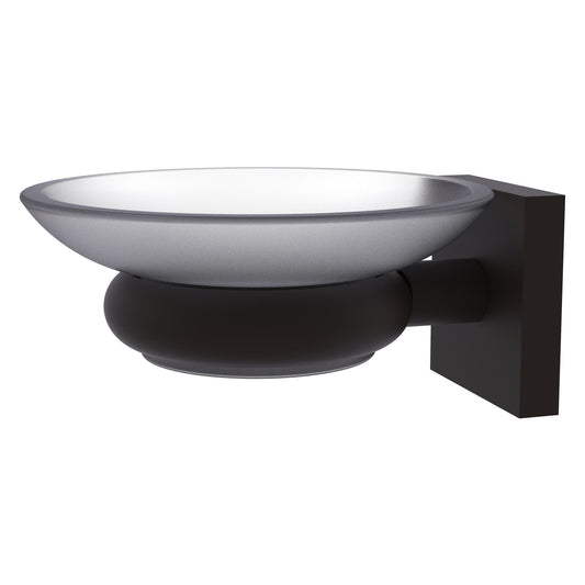 Allied Brass Montero 4" x 4.6" Oil Rubbed Bronze Solid Brass Wall-Mounted Soap Dish